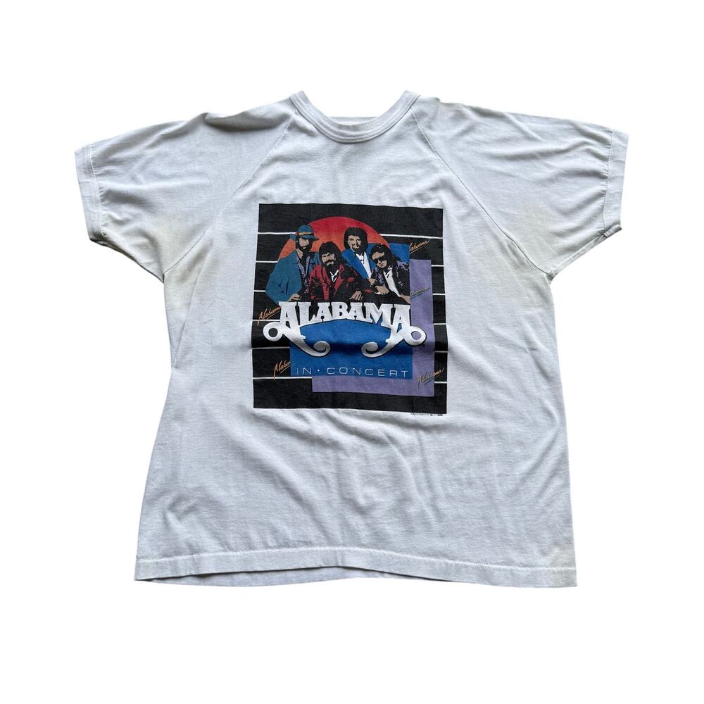 Vintage 80’s Alabama Just Us In Concert Tour Tee